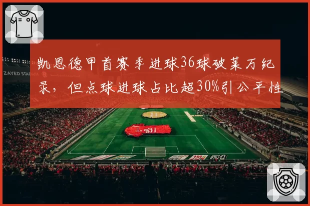 凯恩德甲首赛季进球36球破莱万纪录，但点球进球占比超30%引公平性讨论